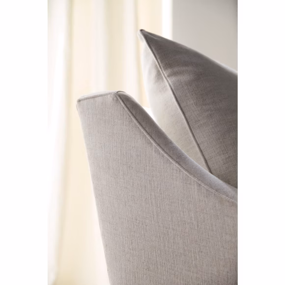Kara Express Swivel Glider Chair in Nomad Snow - Image 8