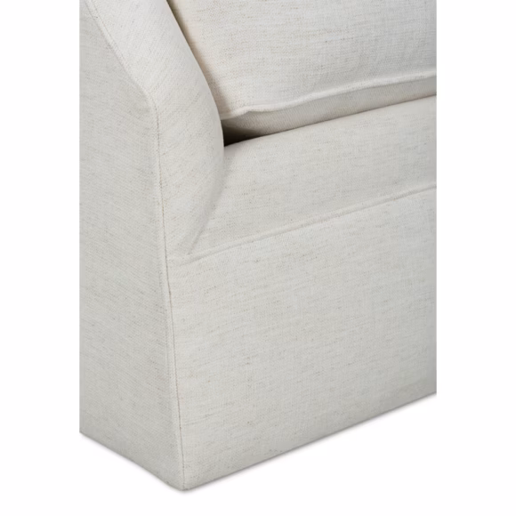 Kara Express Swivel Glider Chair in Nomad Snow - Image 11