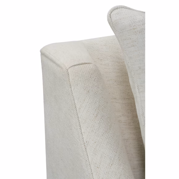 Kara Express Swivel Glider Chair in Nomad Snow - Image 12