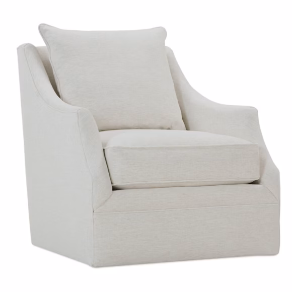 Kara Swivel Chair in Nomad Snow - Image 3