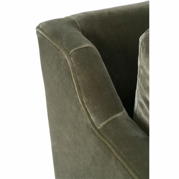 90" Madeline Sofa - Antiqued Moss Velvet - Image 10