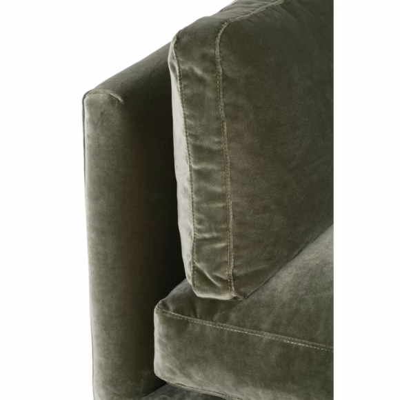 90" Madeline Sofa - Antiqued Moss Velvet - Image 13