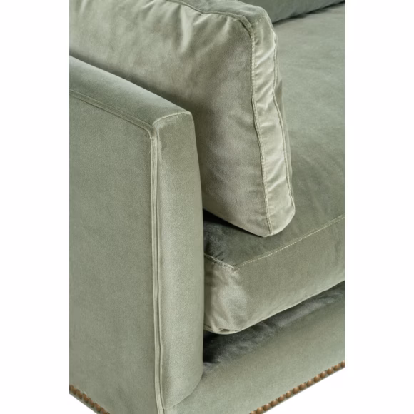 90" Madeline Sofa - Antiqued Moss Velvet - Image 17