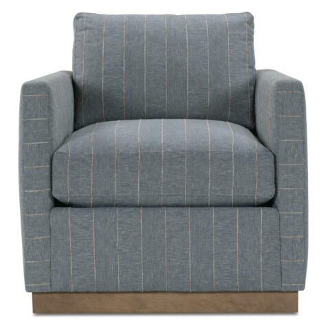 Allie Swivel - Indigo Kid-proof Stripe