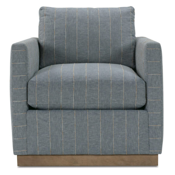 Allie Swivel - Indigo Kid-proof Stripe