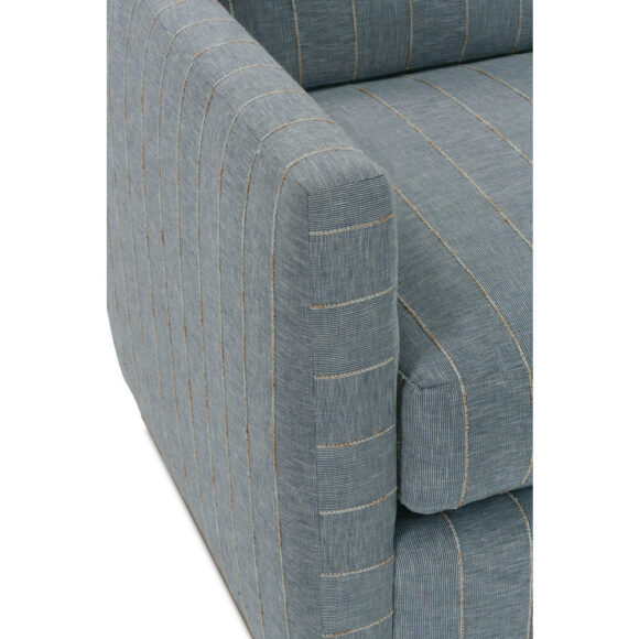 Allie Swivel - Indigo Kid-proof Stripe - Image 3