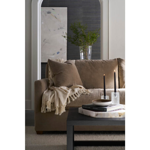 89" Lilah Sofa - Fawn Brushed Velvet - Image 7