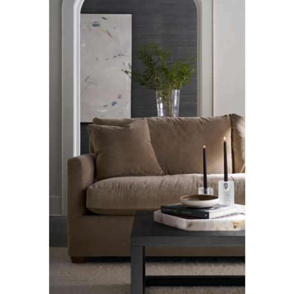 89" Lilah Sofa - Fawn Brushed Velvet - Image 8