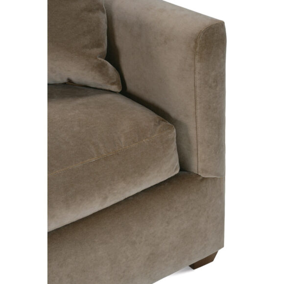 89" Lilah Sofa - Fawn Brushed Velvet - Image 13