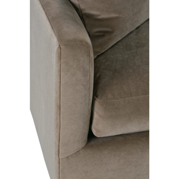 89" Lilah Sofa - Fawn Brushed Velvet - Image 15
