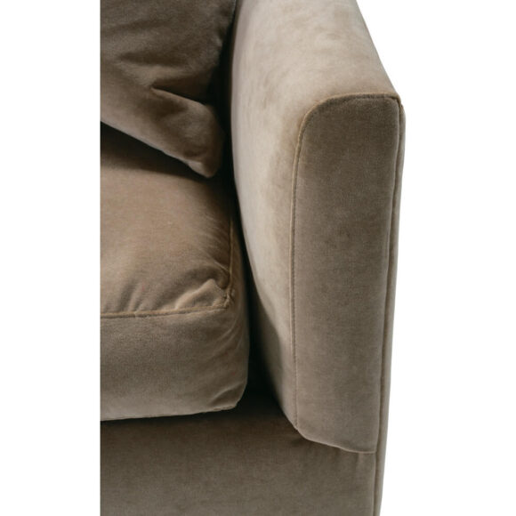 89" Lilah Sofa - Fawn Brushed Velvet - Image 17