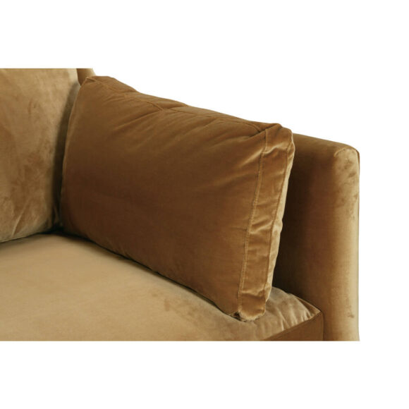 90" Madeline Sofa - Antiqued Amber Velvet - Image 13