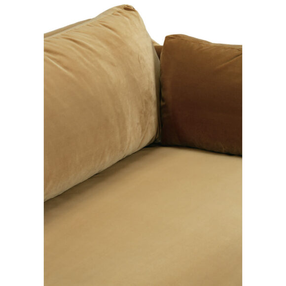 90" Madeline Sofa - Antiqued Amber Velvet - Image 15