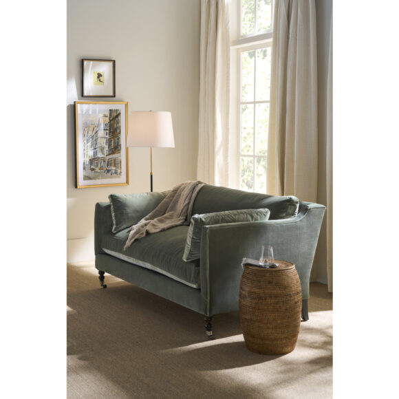 71" Madeline Express Sofa - Antiqued Moss Velvet - Image 10