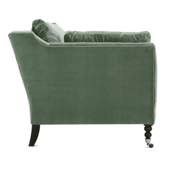71" Madeline Express Sofa - Antiqued Moss Velvet - Image 8