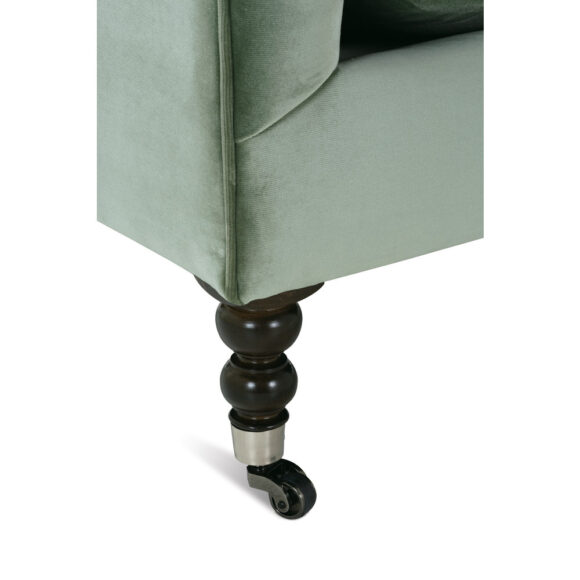 71" Madeline Express Sofa - Antiqued Moss Velvet - Image 5